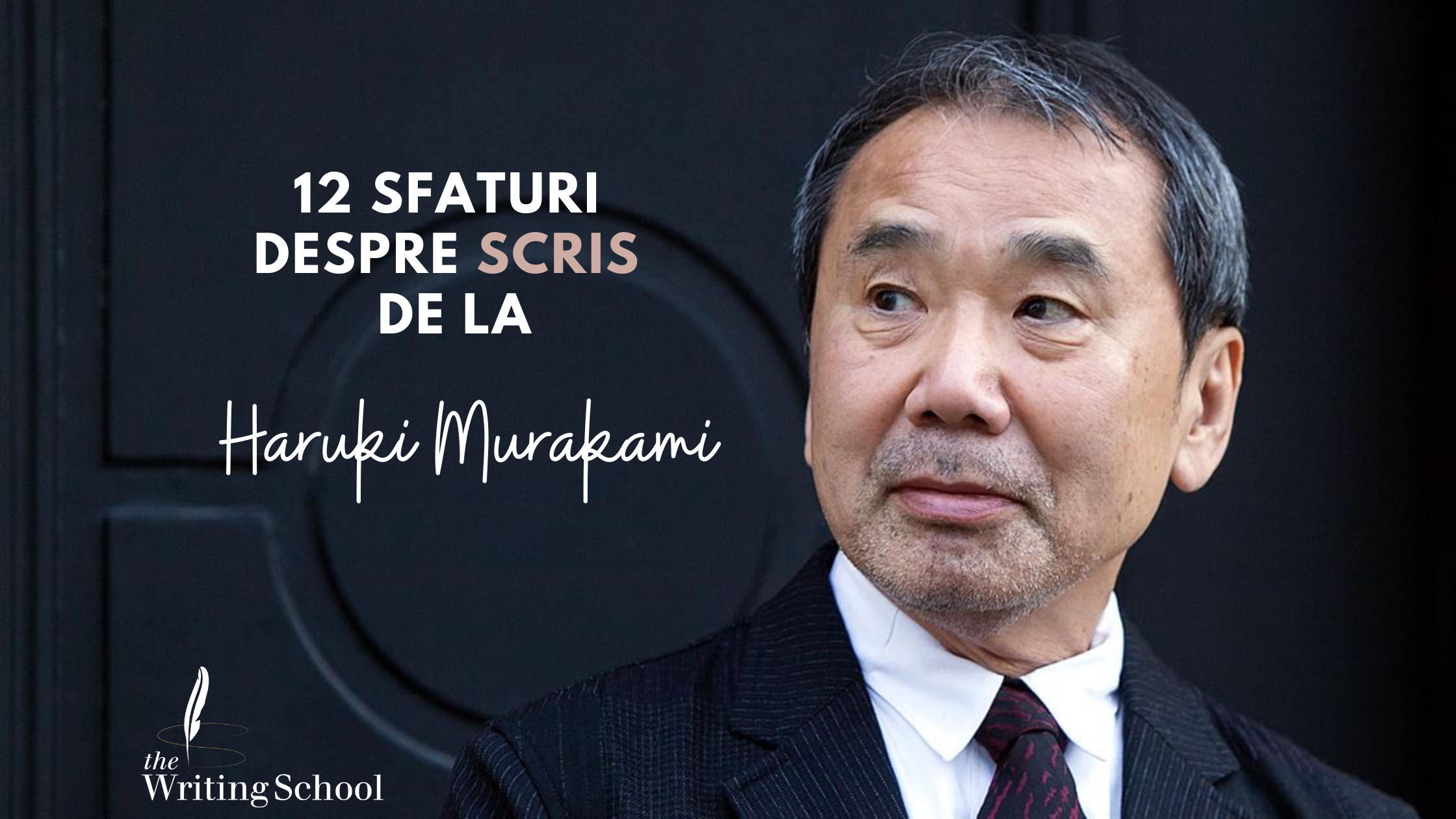 12 sfaturi despre scris de la Haruki Murakami